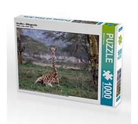 CALVENDO Puzzle Girafes - Repos de midi 1000 Pieces 64 x 48 cm from Michael Herzog