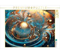CALVENDO Puzzle Gold melt - organic forms as abstract art | 1000 pieces, finishe
