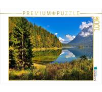 CALVENDO Puzzle Goldener Herbst am Eibsee 1000 Teile Puzzle quer 1000 Pieces 64 x 48 cm from Dieter Wilczek