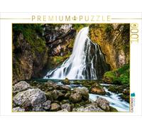 CALVENDO Puzzle Gollinger Waterfall | 1000 pieces, finished size 25.2 × 18.9 in