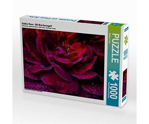 CALVENDO Puzzle Gothic Rose - Scellé avec du Sang 1000 Pieces 64 x 48 cm from Martina Cross