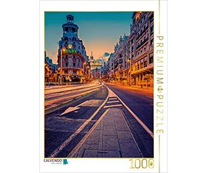CALVENDO Puzzle Gran Vía 1000 Pieces 48 x 64 cm from Stefan Becker