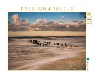 CALVENDO Puzzle Groynes sur la côte de la mer Baltique 1000 Pieces 64 x 48 cm from Rico Ködder