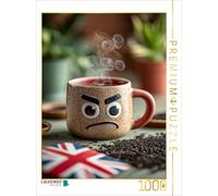 CALVENDO Puzzle Grumbling Earl Grey - British tea enjoyment with attitude | 1000