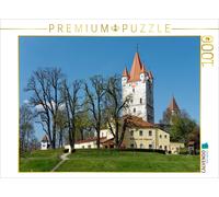 CALVENDO Puzzle Haag in Upper Bavaria, Castle Tower | 1000 pieces, finished size