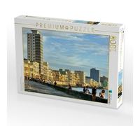 CALVENDO Puzzle Häuserzeile am Malecón in Havanna 1000 Teile Puzzle quer 1000 Pieces 64 x 48 cm from Henning Von Loewis of Menar