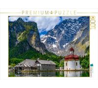 CALVENDO Puzzle The Hirschau Peninsula with St. Bartholomä | 1000 pieces, finish