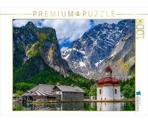 CALVENDO Puzzle Halbinsel Hirschau mit St. Bartholomä 1000 Teile Puzzle quer 1000 Pieces 64 x 48 cm from Dieter Wilczek