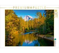 CALVENDO Puzzle Half Dome avec la rivière Merced dans Le Parc National de Yosemite 1000 Pieces 64 x 48 cm from Michael Schepp