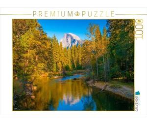 CALVENDO Puzzle Half Dome avec la rivière Merced dans Le Parc National de Yosemite 1000 Pieces 64 x 48 cm from Michael Schepp