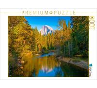 CALVENDO Puzzle Half Dome mit Merced River im Yosemite National Park | 1000 Teil