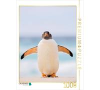 CALVENDO Puzzle Hallo Penguin | 1000 pieces, finished size 25.2 × 18.9 in (64 ×