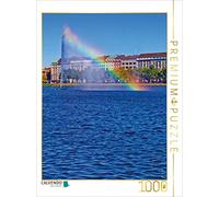 CALVENDO Puzzle Hambourg Fontaine d'Alster 1000 Pieces 48 x 64 cm from Melanie Viola
