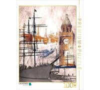 CALVENDO Puzzle Hamburg Kunst 1000 Teile Puzzle Hoch 1000 Pieces 48 x 64 cm from Paintpictures Bilderwelten