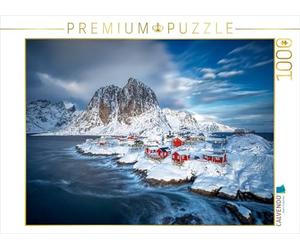 CALVENDO Puzzle Hamnøy dans Les Lofoten après Une tempête d'hiver 1000 Pieces 64 x 48 cm from Oliver Schwenn
