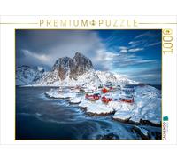 CALVENDO Puzzle Hamnøy dans Les Lofoten après Une tempête d'hiver 1000 Pieces 64 x 48 cm from Oliver Schwenn