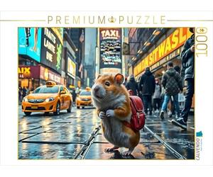 CALVENDO Puzzle Hamster à New York | 1000 pièces Taille de la Pose 64 x 48 cm Puzzle Photo pour des Heures heureuses