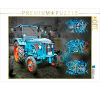 CALVENDO Puzzle Oldtimer Traktor Hanomag 1000 Teile Puzzle quer 1000 Pieces 64 x 48 cm from Peter Roder