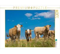 CALVENDO Puzzle Vaches heureuses 1000 Pieces 64 x 48 cm from Karl H. Warkentin