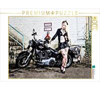 CALVENDO Puzzle Harley-Davidson FLSTFB Fat Boy Special 2014 | 1000 Teile Lege-Gr