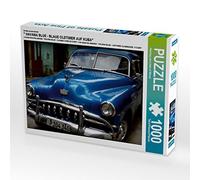 CALVENDO Puzzle Havana Blue - Voitures Classiques Bleues À Cuba 1000 Pieces 64 x 48 cm from Henning Von Loewis of Menar