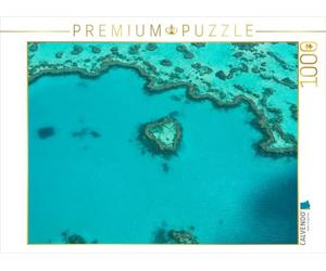 CALVENDO Puzzle Heart Reef Great Barrière Corail 1000 pièces Taille de la Pose 64 x 48 cm Photo Puzzle Image par Christina Williger