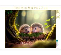 CALVENDO Puzzle Hedgehog | 1000 pieces, finished size 25.2 × 18.9 in (64 × 48 cm