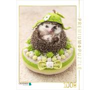 CALVENDO Puzzle Hedgehog cake | 1000 pieces, finished size 25.2 × 18.9 in (64 ×