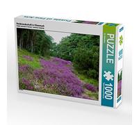 CALVENDO Puzzle Heidelandschaft in Dänemark 1000 Teile Puzzle quer 1000 Pieces 64 x 48 cm from Bo Valentino