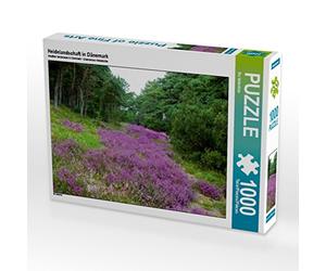 CALVENDO Puzzle Heidelandschaft in Dänemark 1000 Teile Puzzle quer 1000 Pieces 64 x 48 cm from Bo Valentino