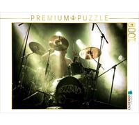 CALVENDO Puzzle Hell Drummer - Schlagzeug Action | 1000 Teile Lege-Größe 64x48cm