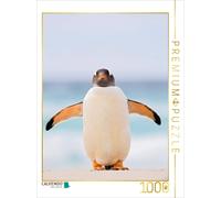 CALVENDO Puzzle Hallo Pinguin 1000 Teile Puzzle Hoch 1000 Pieces 48 x 64 cm from Heike Odermatt