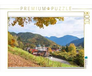 CALVENDO Puzzle Herbstlandschaft Kloster Ettal in Oberbayern 1000 Teile Puzzle quer 1000 Pieces 64 x 48 cm from SusaZoom