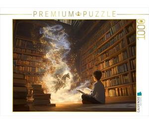 CALVENDO Puzzle Héros de l'enfance - Garçon lit Un Livre | 1000 pièces - Taille de la Ponte 64 x 48 cm - Puzzle Photo pour des Heures heureuses