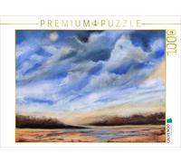 CALVENDO Puzzle Himmel über dem Moor | 1000 Teile Lege-Größe 64x48cm Foto-Puzzle