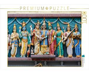 CALVENDO Puzzle Hindu-Tempel in Singapur 1000 Teile Puzzle quer 1000 Pieces 64 x 48 cm from Udo Haafke