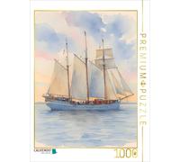 CALVENDO Puzzle Historic three-master | 1000 pieces, finished size 25.2 × 18.9 i