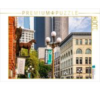 CALVENDO Puzzle Historischer Pioneer Square District in Seattle | 1000 pieces, f