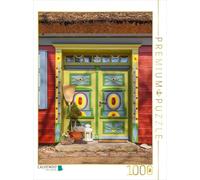 CALVENDO Puzzle Historisches Reetdachhaus in Prerow 1000 Teile Puzzle Hoch 1000 Pieces 48 x 64 cm from Christian Müringer