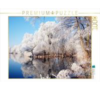 CALVENDO Puzzle Hoarfrost sur la Havel à Havelland 1000 Pieces 64 x 48 cm from Anja Frost
