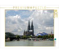 CALVENDO Puzzle Hohenzollern Bridge, the Cathedral, and the Musical Dome | 1000