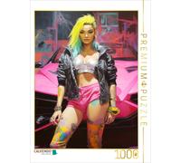 CALVENDO Puzzle Holographic samurai | 1000 pieces, finished size 25.2 × 18.9 in