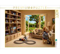 CALVENDO Puzzle Home sounds like happiness | 1000 pieces, finished size 25.2 × 1