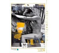 CALVENDO Puzzle Hommes - Photos de Nus peintes par-Dessus 1000 Pieces 48 x 64 cm from Ralf Wehrle