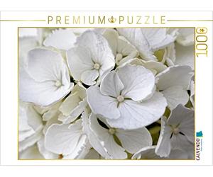 CALVENDO Puzzle Hortensia Paysan Blanc 1000 Pieces 64 x 48 cm from Martina Cross
