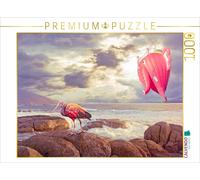 CALVENDO Puzzle Hot-air balloon and ibis | 1000 pieces, finished size 25.2 × 18.