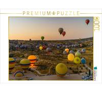 CALVENDO Puzzle Hot-air balloon ride at dawn | 1000 pieces, finished size 25.2 ×