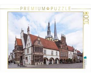 CALVENDO Puzzle Hôtel de Ville Église Saint-Nicolaï Lemgo 1000 pièces Taille de Pose