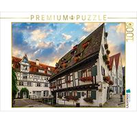 CALVENDO Puzzle Hotel Schiefes Haus in Ulm 1000 Teile Puzzle quer 1000 Pieces 64 x 48 cm from Dirk Meutzner