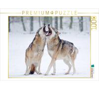 CALVENDO Puzzle Loups hurlants 1000 Pieces 64 x 48 cm from Wilfried Martin